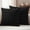 Black, variant on Orange Morocco Outdoor Waterproof Throw Pillow Covers 24x24 Set of 2, Geometric Leaf Diamond Lattice Abstract Decorative Pillowcases Cushion Pillowcase for Couch Sofa Patio Outside Pillow Protector