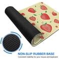 thumbnail image 6 of Sleek 31.5x11.8 inch Keyboard & Mouse Pad, Non-Slip Gaming Mat, Waterproof Desk Pad featuring Summer Fruits & Strawberry Leaves Design - for Work, Game, Mousemat Office or Home Use, 6 of 7