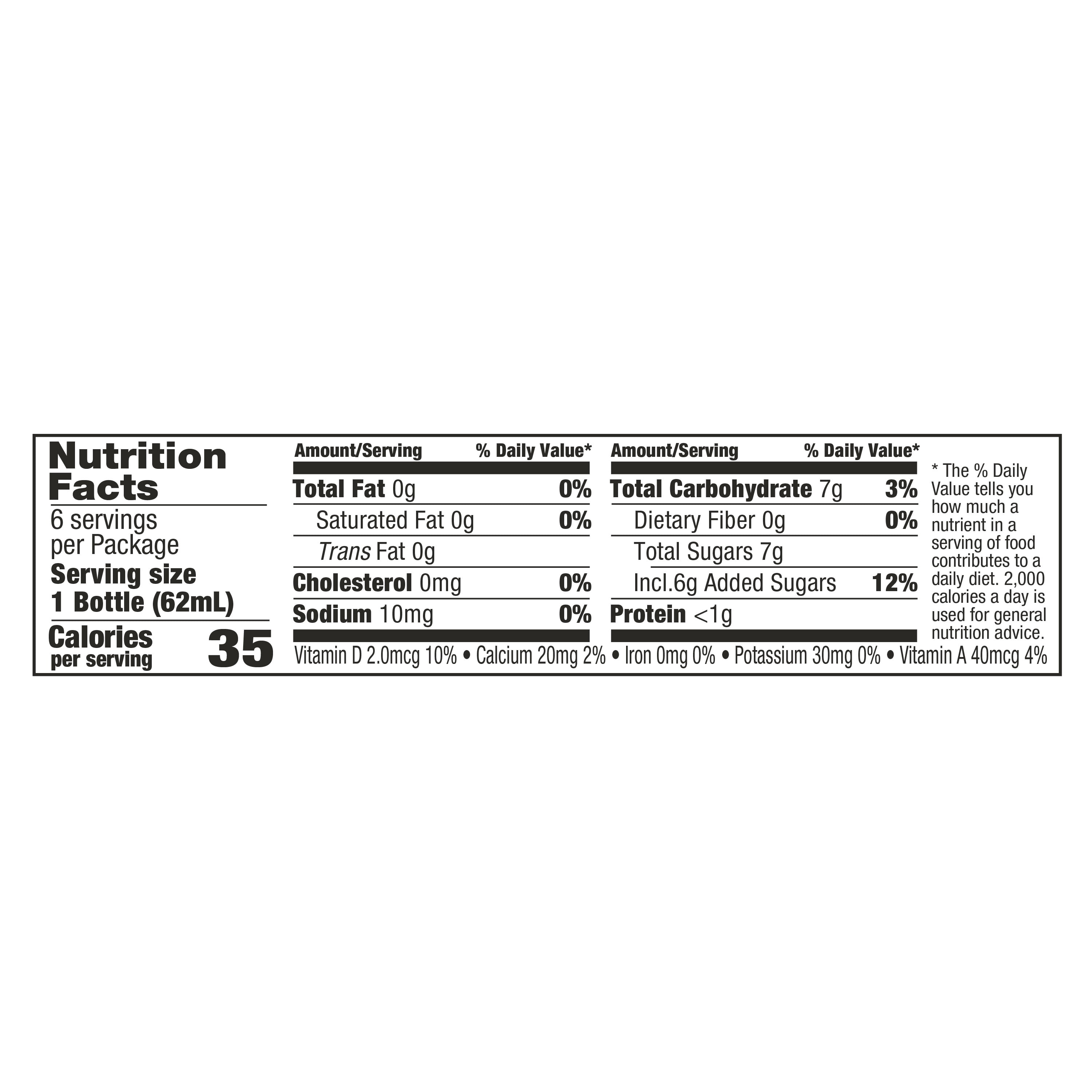 El Viajero BioSalud! Strawberry Cultured Dairy Beverage, 2.1 fl oz, 6 Count