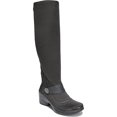 thumbnail image 1 of BZEES Womens Gray Odor Control Euphoria Round Toe Block Heel Zip-Up Heeled Boots 10, 1 of 3