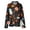 31# Black, variant on Women's Halloween Button Down Shirt Funny Print Fall Autumn Collared Blouse for Thanksgiving