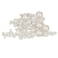 thumbnail image 1 of Rongfmy 150pcs Faux Pearls Decorative Beads for Sewing Crafts Clothes Decoration Wedding, 1 of 7