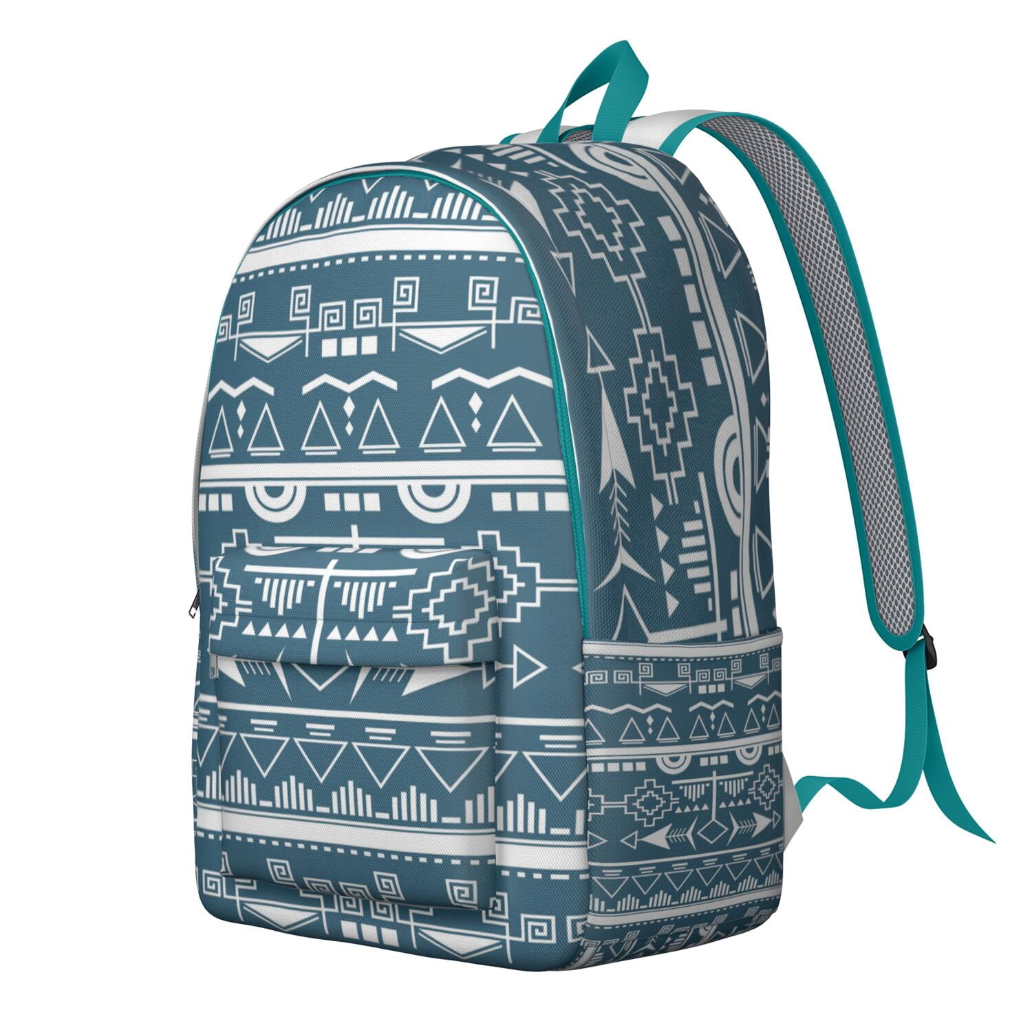 Nordic Style Travel Backpack for Students, Durable Boho Design with Multi Pockets, Perfect for College or Office