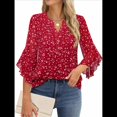 thumbnail image 3 of Tops de 3/4 Rojos S, 3 of 8