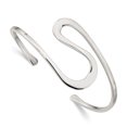 thumbnail image 1 of 925 Sterling Silver Cuff Bangle Bracelet, 1 of 6