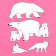thumbnail image 2 of CafePress - Polar Bears, Harp Seal, And Arctic Fox Body Suit - Cute Infant Bodysuit Baby Romper - Size Newborn - 24 Months, 2 of 3