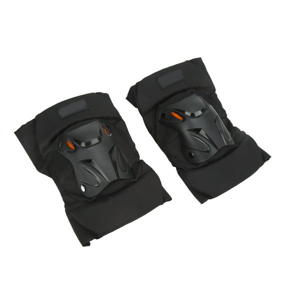 1 Pair Universal Black Motorcycle Knee Protective Pads Thickened Anti Slip Knee Guards for Riding Skating Cycling