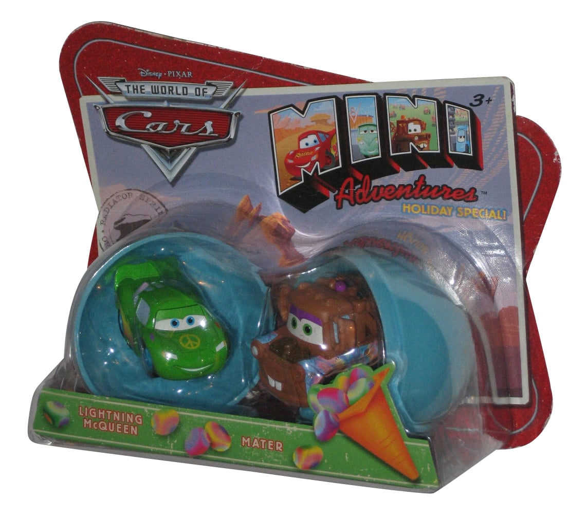 Disney Cars Mini Holiday Adentures Easter Egg Lightning McQueen & Mater