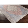 thumbnail image 5 of Mark&Day Washable Rugs, 3x20 Leihoek Traditional Charcoal Runner Area Rug, Blue Orange Grey Carpet for Hallway, Kitchen, Bedroom or Living Room (2'7" x 20' Runner, Machine Washable), 5 of 10