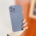 thumbnail image 1 of IBAOLEA Compatible with iPhone 13 Pro Max Case, Liquid Silicone Case, Soft Silk Microfiber Cloth, Gel Rubber Full Body Protection Anti-Shock Cover Drop Protection Case, Blue Blue, 1 of 7