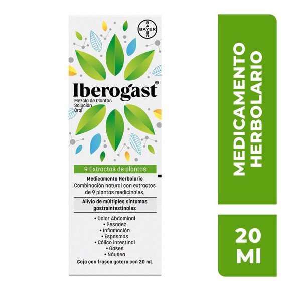 Iberogast mezcla de plantas solución oral 20 ml jarabe