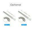 thumbnail image 4 of Discs Aluminium Ring Sizer Mandrel Metal Ring Sizer Finger Sizing Stick Mandrel Tool With Ring Sizer Gauge Set Measuring Tape For Ring Size Measurement, 4 of 7
