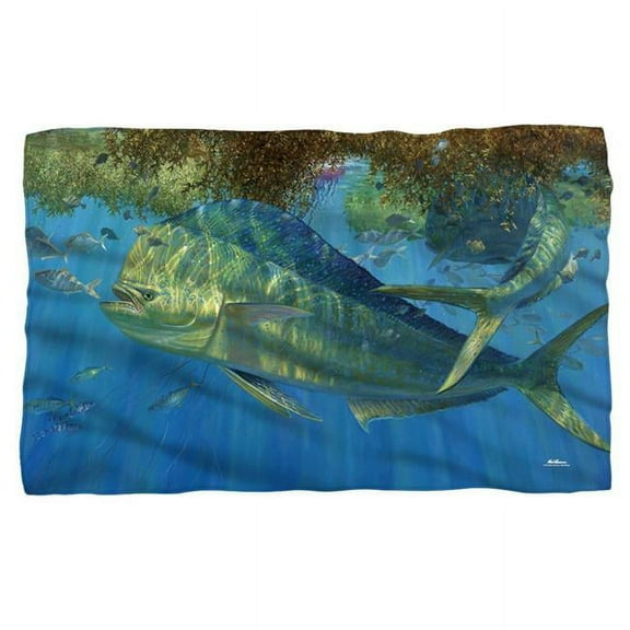 Trevco WW412-BKT1-36x58 36 x 58 in. Wild Wings & Uninvited 2 Polyster Fleece Blanket, White