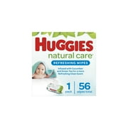 Huggies Natural Care Refreshing Baby Wipes Scented (Pack of 8)