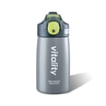 thumbnail image 1 of Botella de la taza de vacío Senderismo Viajar Termal Aislado Caldera Doble Capas Doble Tapa Acero inoxidable Bebida Taza de café Fitness Grey kenally HA011380-03B, 1 of 7