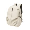 thumbnail image 4 of Tachiuwa Laptop Backpack Adjustable Strap Zipper Closure Carry on Bag Travel Backpack White, 4 of 9