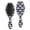 Sleeping Cat and Cloud Blue Pattern, variant on Sleeping Cat and Cloud Blue Pattern Brush, Detangling Hair Brush,Oval Paddle Hair Brush, Air Cushion Design Gifts for Holiday Birthday Gifts