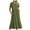 Army Green, variant on Sevevn Womens 2025 Summer Casual Maxi Dress A line Tiered Flowy Short Sleeve Crewneck T Shirt Beach Travel Long Dresses