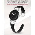 thumbnail image 2 of Correa de reloj Minyee Leather compatible con Google Pixel Watch 4/3, 2 of 6