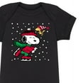 thumbnail image 3 of Peanuts - Christmas - Snoopy & Woodstock Ice Skating - Infant Baby One Piece, 3 of 5
