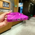 thumbnail image 6 of Compatible with iPhone 14 and iPhone 13 Phone Case Clear Neon Silicone Protective, Cute Flexible Slim TPU Shockproof Bumper Cover for Women and Girls (Purple), 6 of 14