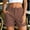 Coffee, variant on Women's Cargo Capris Baeitkot Women's Solid Color High Waisted Casual Cargo Capris with Pockets Khaki S