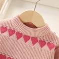 thumbnail image 5 of HAiming Toddler Girls Clothes Long Sleeve Pullover Knit Sweater and Skirt 2 Piece Outfits Kids Clothing Set Party Dress, 5 of 9