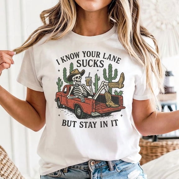 Stay In Your Lane Unisex T-Shirt, Sizes S-5XL - Gategoo