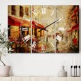 thumbnail image 2 of DesignArt Lovers in Paris Eiffel Tower Large Wall Clock, 2 of 2