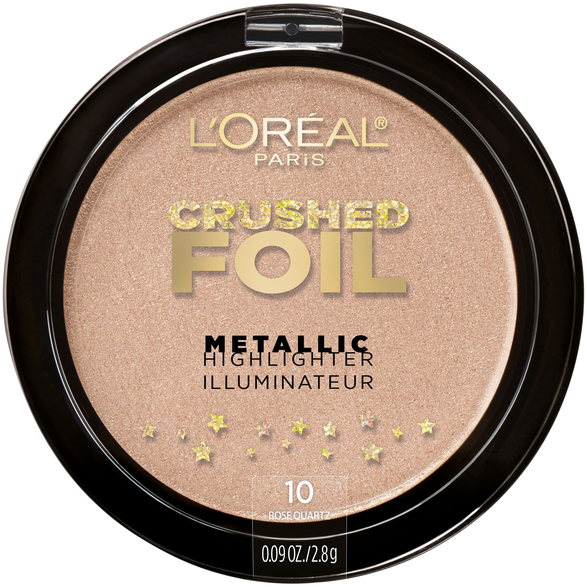 L'Oreal Paris Crushed Foils Metallic Highlighter, Rose Quartz