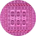 thumbnail image 1 of Ahgly Company Indoor Round Southwestern Pink Country Area Rugs, 8' Round, 1 of 4