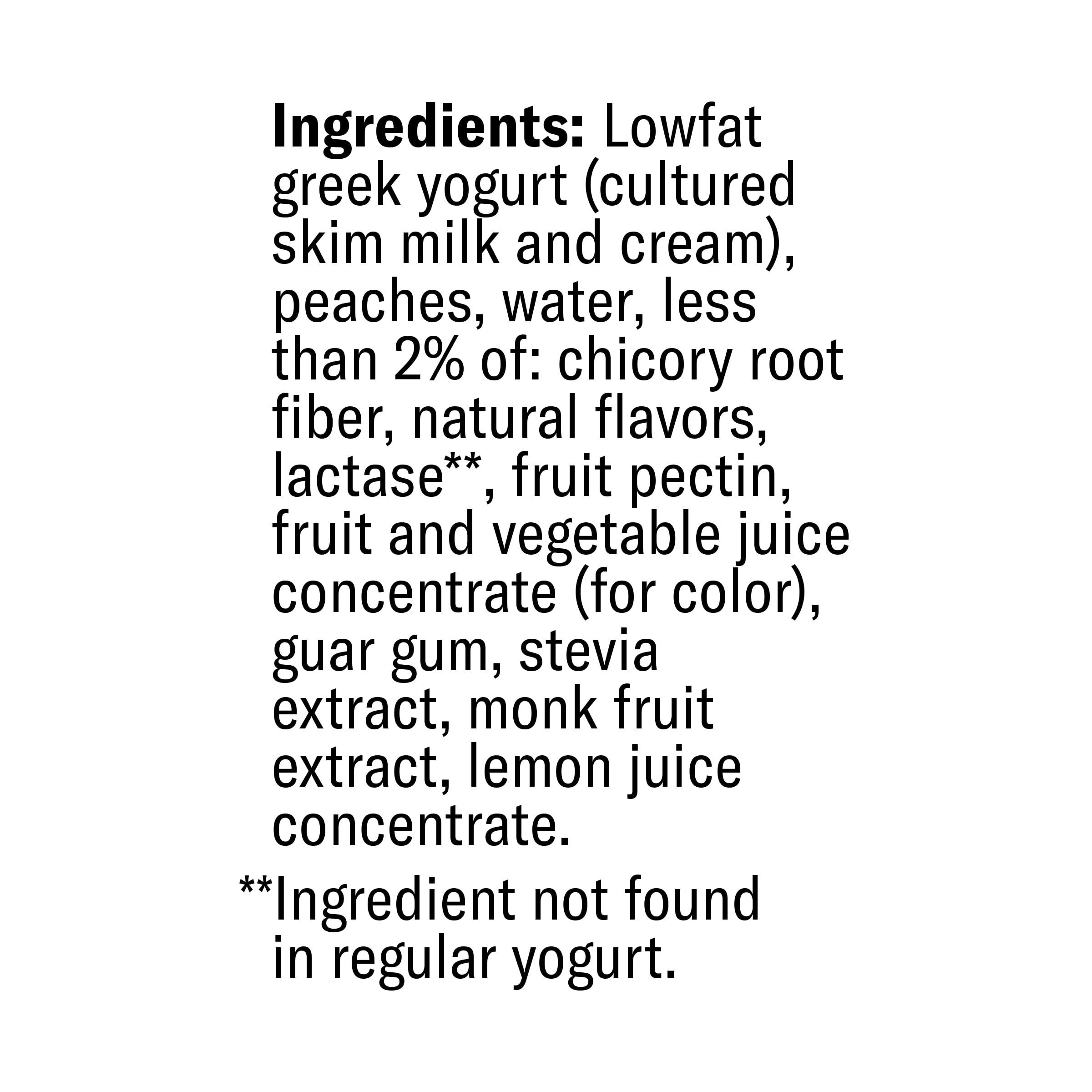 Chobani 20G Protein Low-Fat Greek Yogurt Drink Peaches and Cream 10 fl oz Bottle