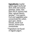 thumbnail image 5 of Chobani 20G Protein Low-Fat Greek Yogurt Drink Peaches and Cream 10 fl oz Bottle, 5 of 11