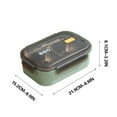 thumbnail image 7 of Stainless Steel Kimchi Container Leak-proof Sealed Portable Meal Carrier with Airtight Lid Large Capacity Food Storage for Workspace Meal Prep & Picnics, Ukhbmc | F, 7 of 7