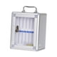 thumbnail image 4 of Armario para guardar teléfonos, taquilla para teléfono, puerta transparente con 2 llaves, asa portátil para oficina 12 ranuras, 4 of 9