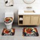 thumbnail image 2 of Juego de 3 alfombras de baño del equipo Bengals Alfombra antideslizante para baño de 24 x 16 pulgadas, 2 of 7