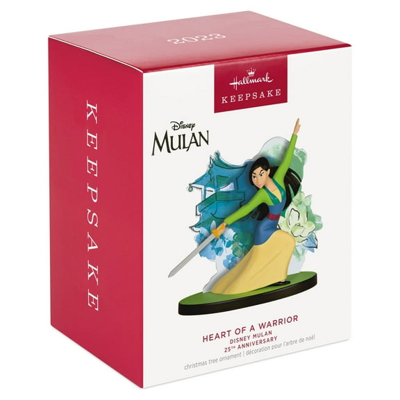 Hallmark 2023 Keepsake Disney Mulan Heart of a Warrior Christmas Ornament New