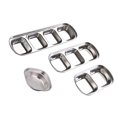 thumbnail image 2 of Miangastore 4 Pcs Plat de Service pour Sauce Argenté Contenant à Condiments pour Cuisiniers, 2 of 9