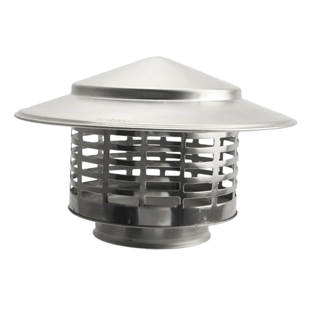 tamizeot Capuchon de Conduit Tuyau Extérieur Installation Facile Diamètre Intérieur Capuchon de Conduit Cheminée Capuchon de Foyer Extérieur 110mm Diamètre Intérieur 75mm