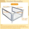 thumbnail image 3 of 3 Packs Bed Guard Rail for Toddlers, Height Adjustment Guardrail for Queen Size Beds, 3 of 6