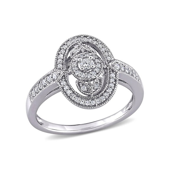 Everly Women's Diamond Sterling Silver Engagement Ring