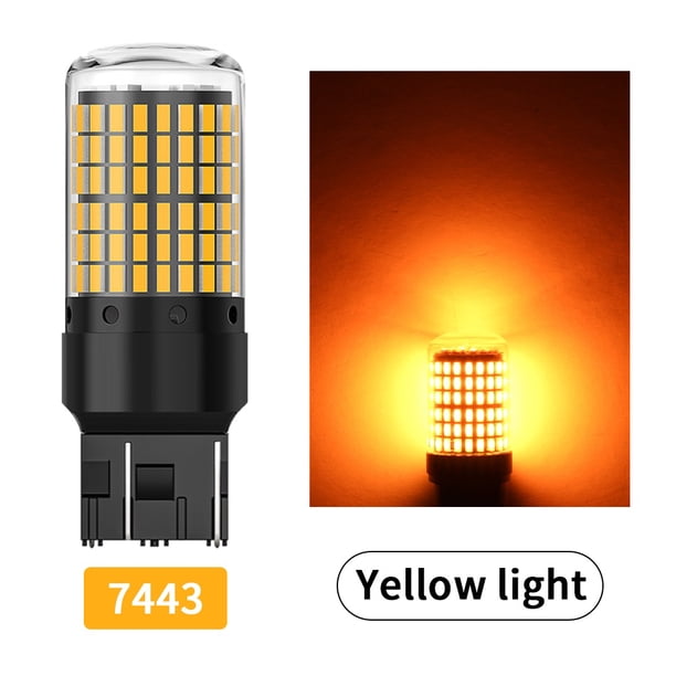 2PCS 1156 BA15S BAU15S 1157 7440 7443 led Luz Trasera 3014 144SMD Señal De Giro De La Motocicleta De Del Coche Freno Marcha Atrás Antiniebla huangjie unisex