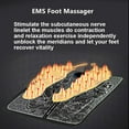 thumbnail image 4 of Foot Massager USB Rechargeable Electric Foot Stimulator Massager, 6 Modes 9 Intensity, Improves Circulation, Relax Stiffness Muscles Relieve Feet and Legs Pain, 4 of 9