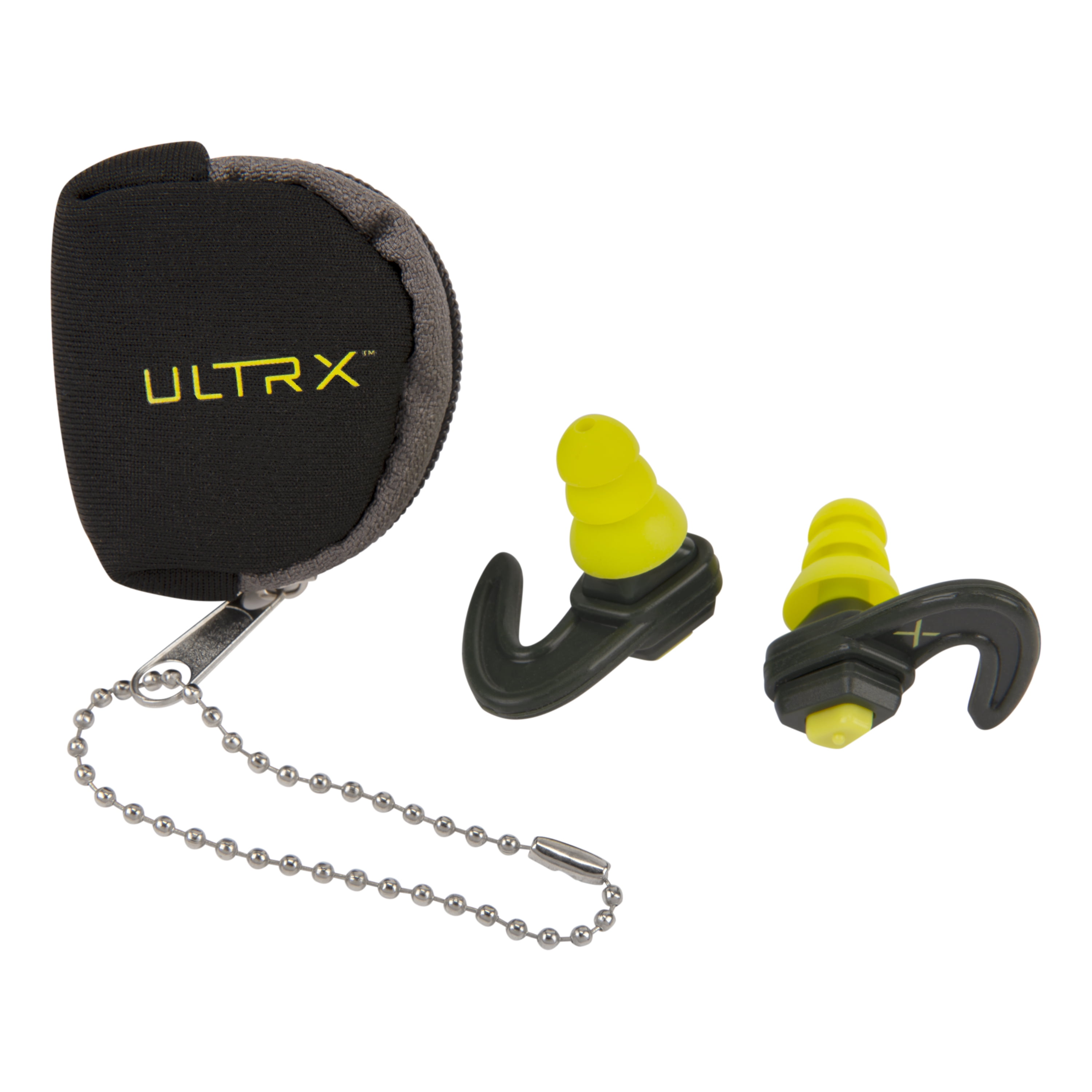 ULTRX™ Shift Adjustable Protection Ear Plugs, Gray, Yellow Silicone, Unisex, Model 4103