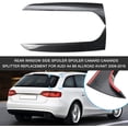 thumbnail image 2 of Rear Window Side Spoiler Spoiler Canard Canards Splitter Replacement for Audi A4 B8 Allroad Avant 2009-2016, 2 of 7