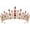 3.Red, variant on Crystal Wedding Tiara for Women, Royal Queen Crown Headband, Rhinestone Princess Hair Accessories for Prom Birthday