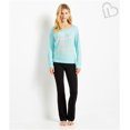 thumbnail image 2 of Aeropostale Womens LLD Heart Sweatshirt, Blue, Large, 2 of 2