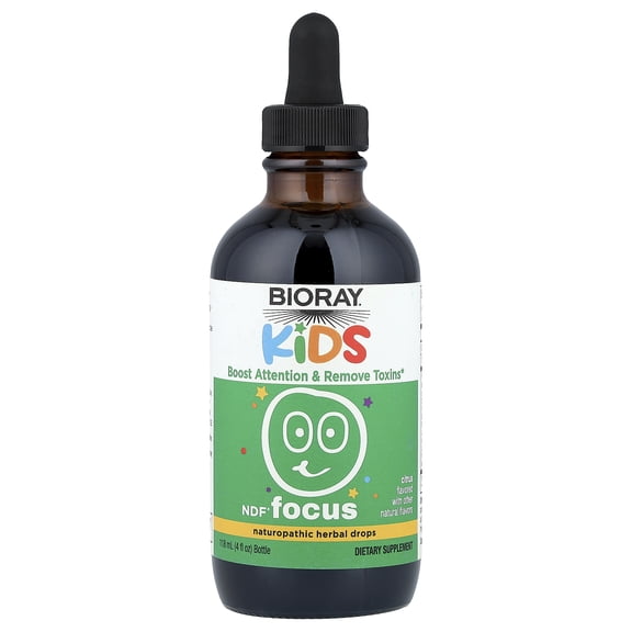 Bioray Kids, NDF® Focus, Citrus, 4 fl oz (118 ml)