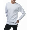 thumbnail image 3 of Pro Club Men's Heavyweight Cotton Long Sleeve Thermal Shirt - White - Small, 3 of 4