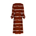 thumbnail image 4 of Long Sleeve Dress,Long Dress for Women Summer,Womens Fashion Printed Casual Long Sleeve V-Neck Dress,3/4 Sleeve Dress for Women,Dress for Women Casual Summer, 4 of 5